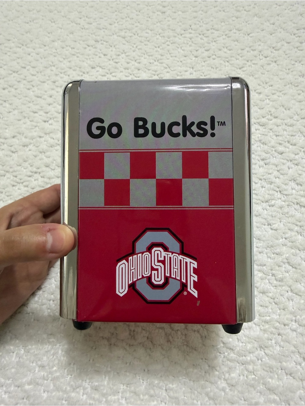 Ohio State Buckeyes Retro Napkin Dispenser Tabletop Go Bucks Jenkins Enterprise